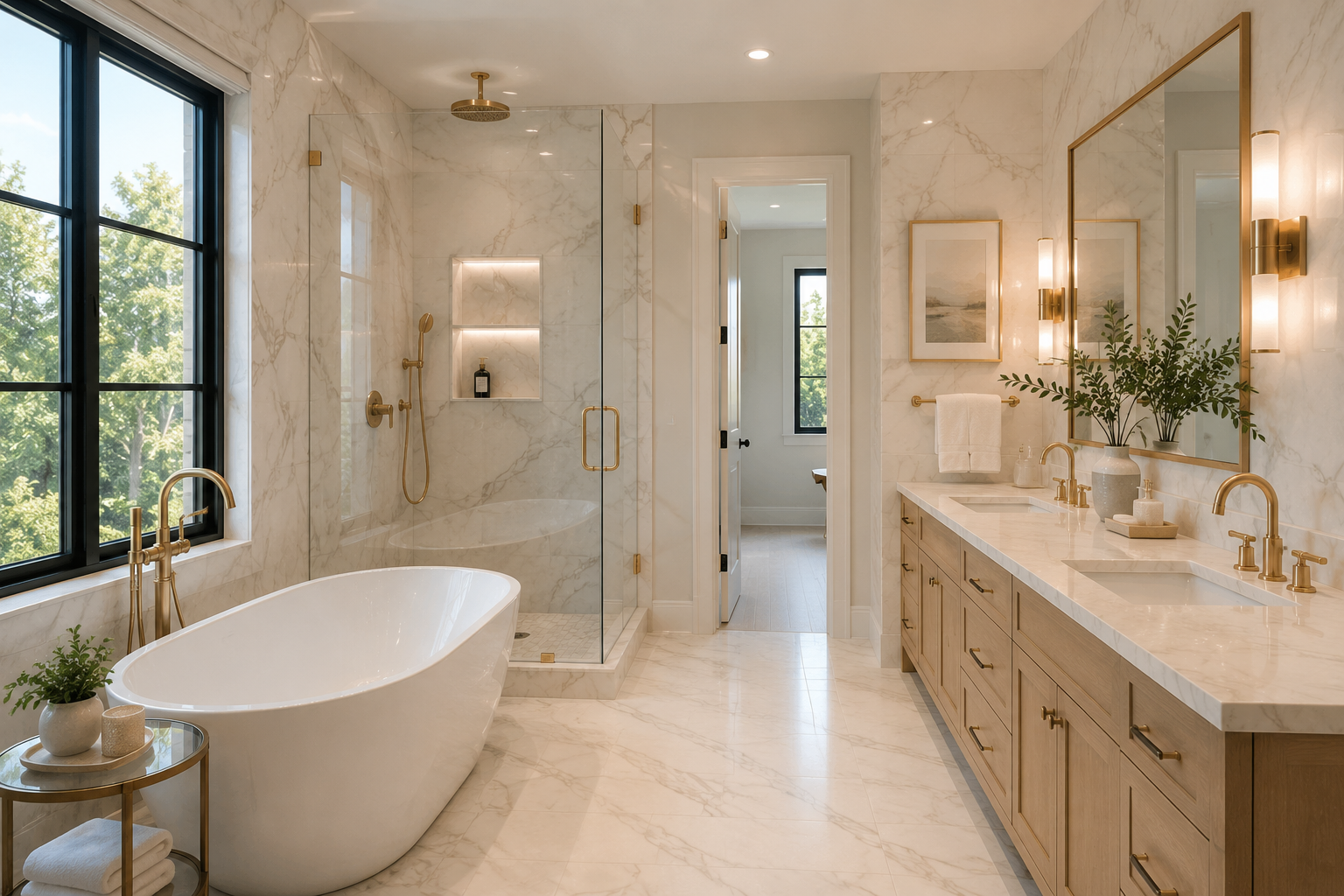 Bathroom remodeling project
