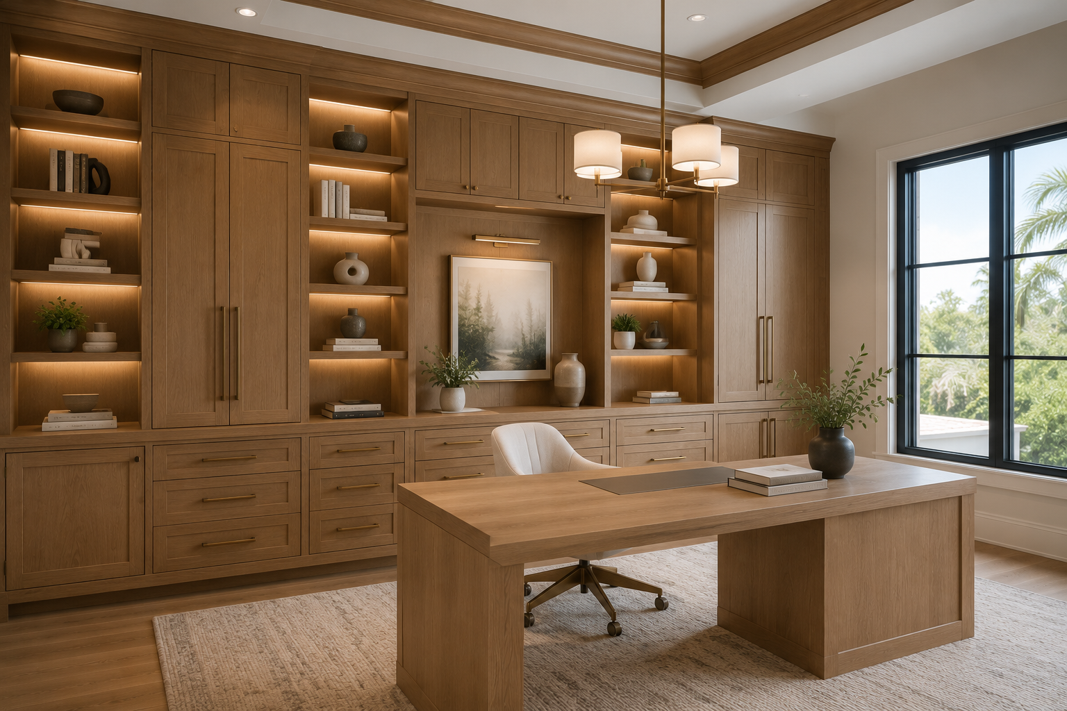 Custom woodwork installation